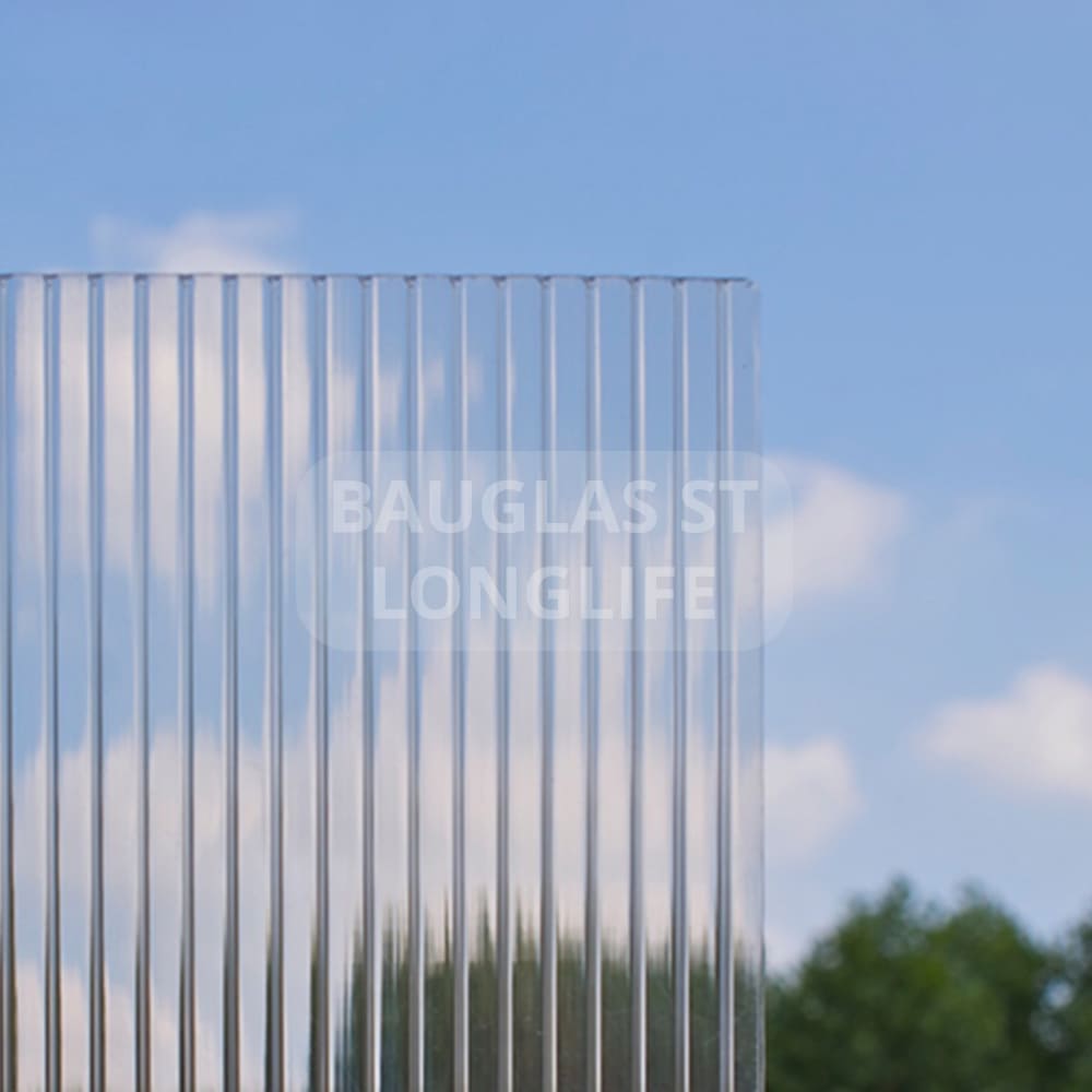 сотовий полікарбонат 8мм 4 стінки прозорий 1УФ BAUGLAS ST LONGLIFE PROFESSIONAL